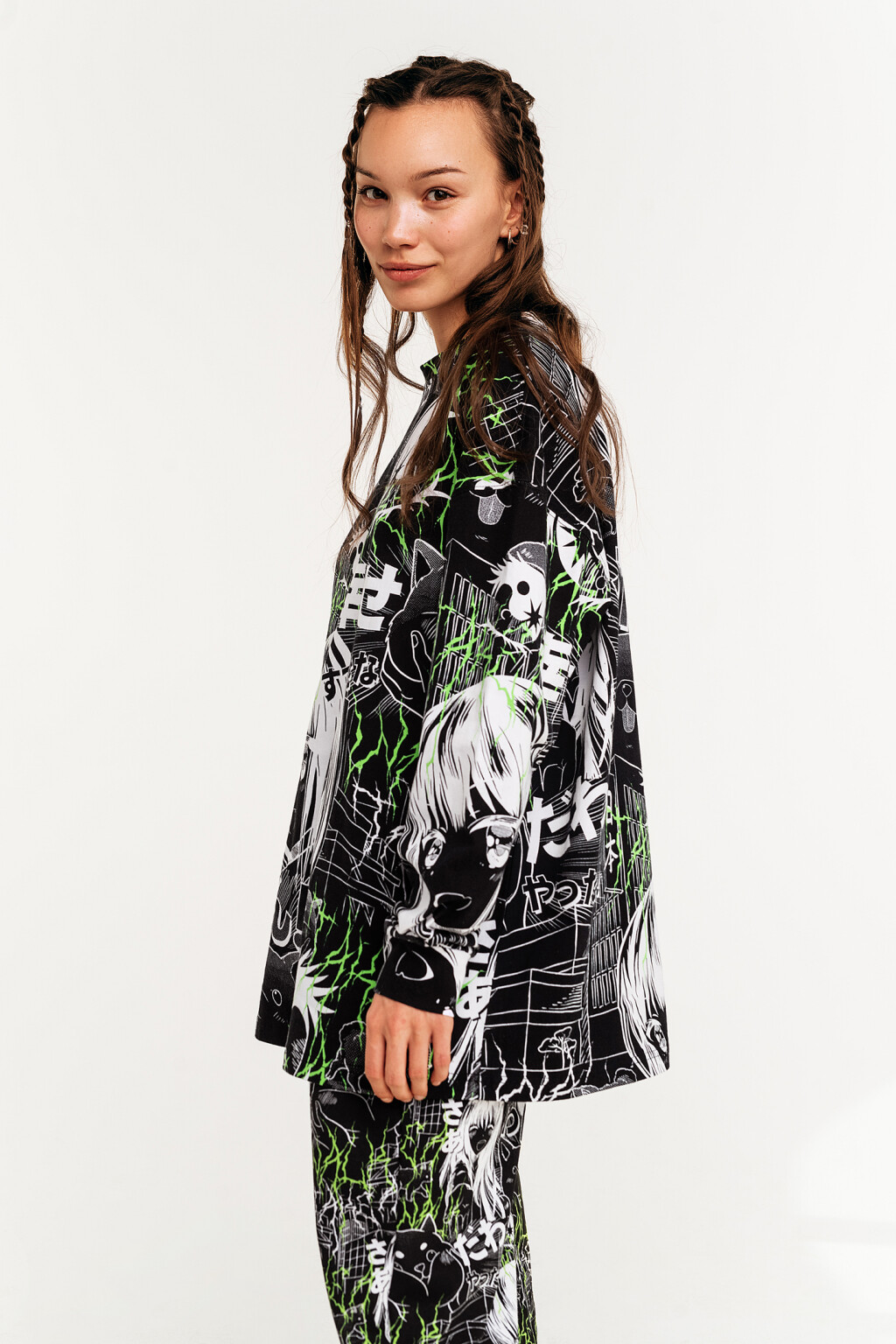 джемпер женский - цвет черный - 3