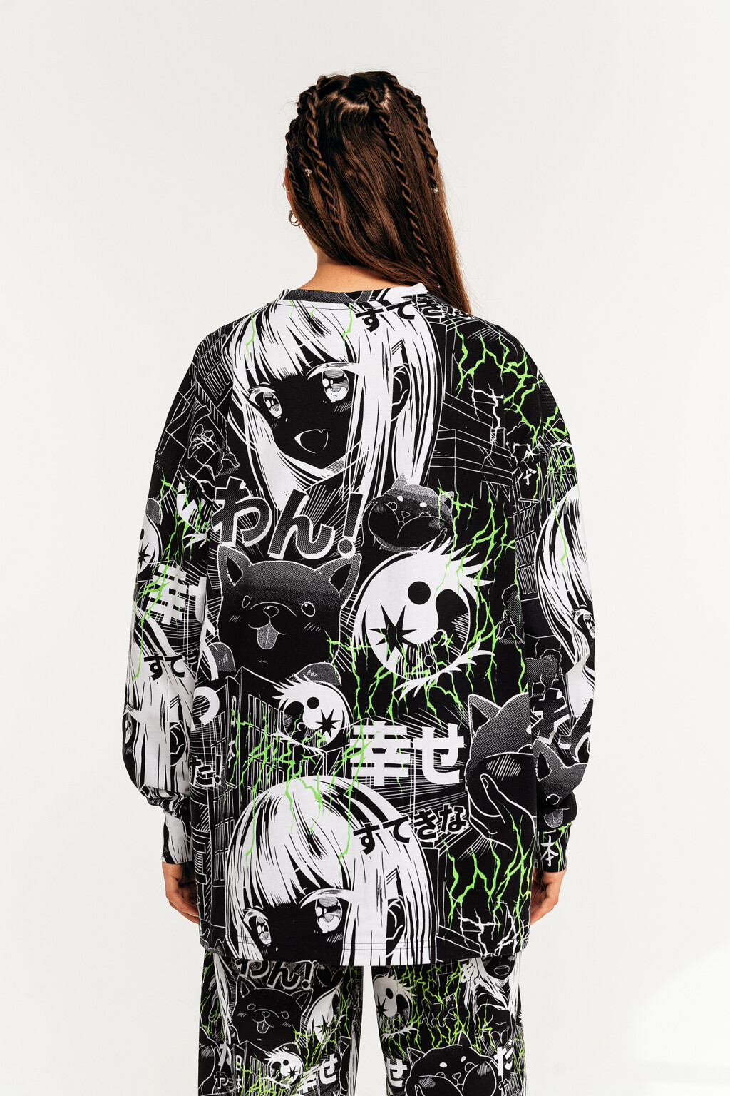 джемпер женский - цвет черный - 4