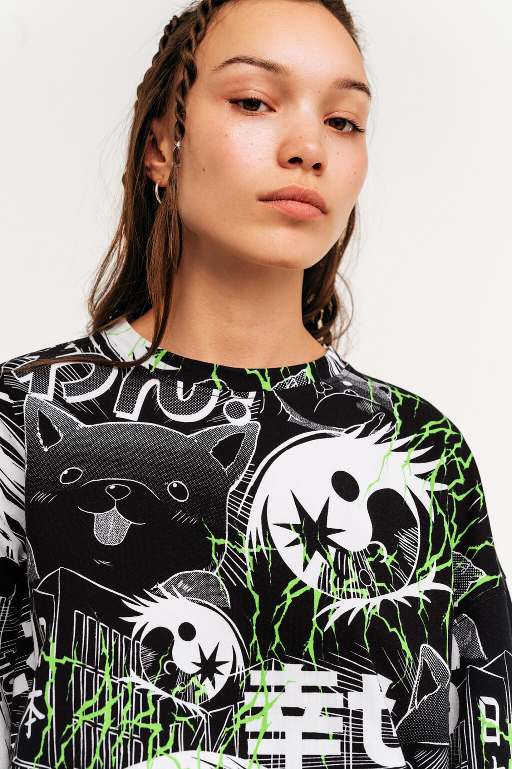 джемпер женский - цвет черный - 5