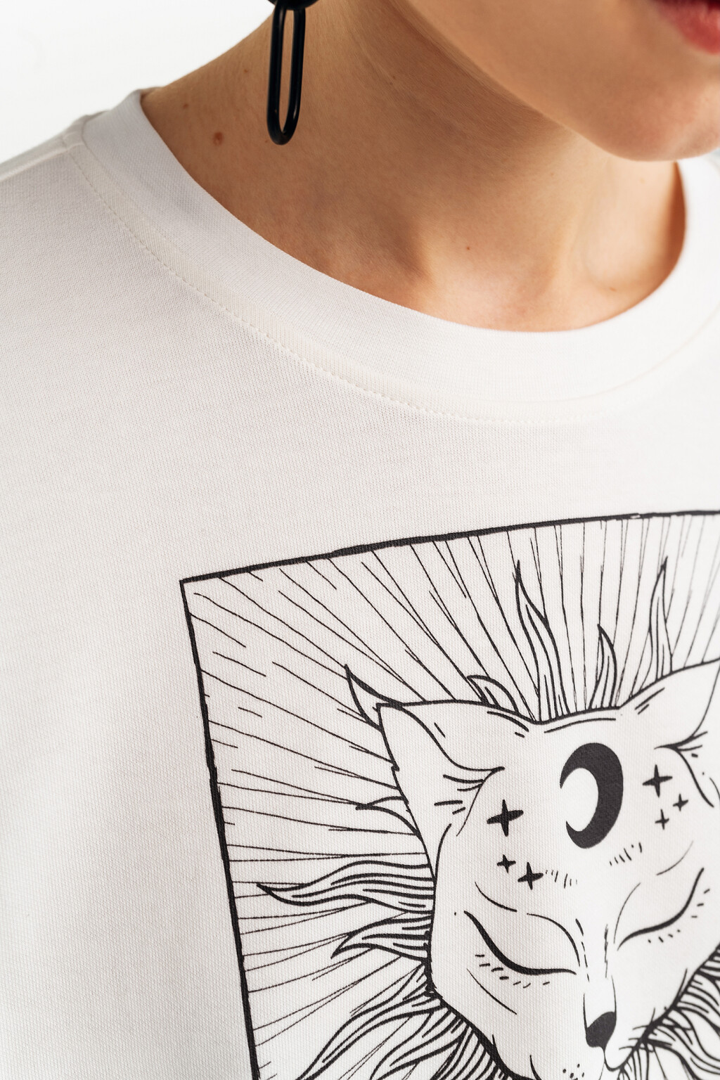 джемпер женский - цвет белый - 5