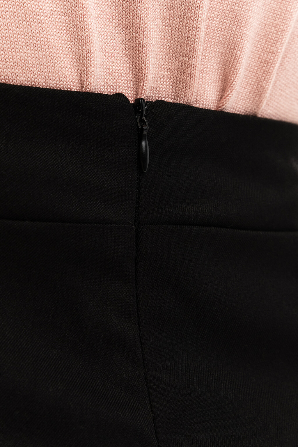 юбка-трапеция мини - цвет черный - 8