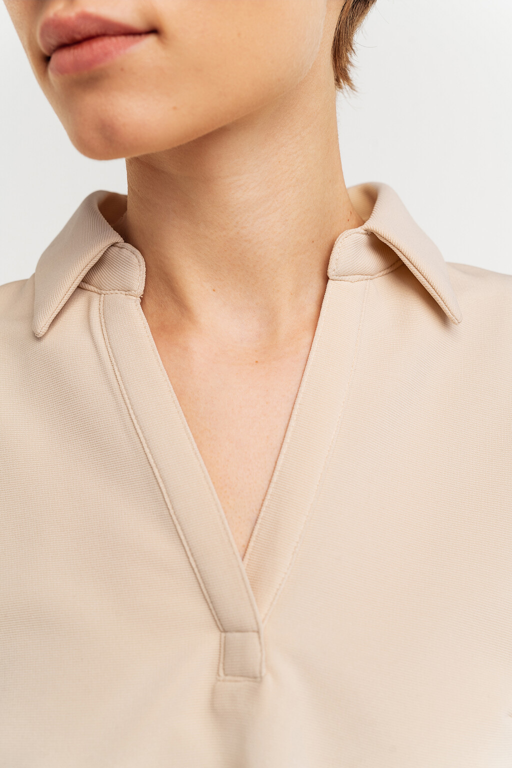 блузка женская - цвет бежевый - 5