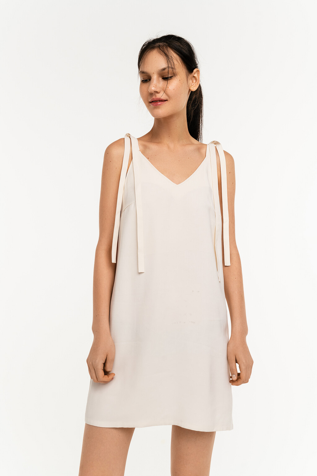 платье женское - цвет белый - 2