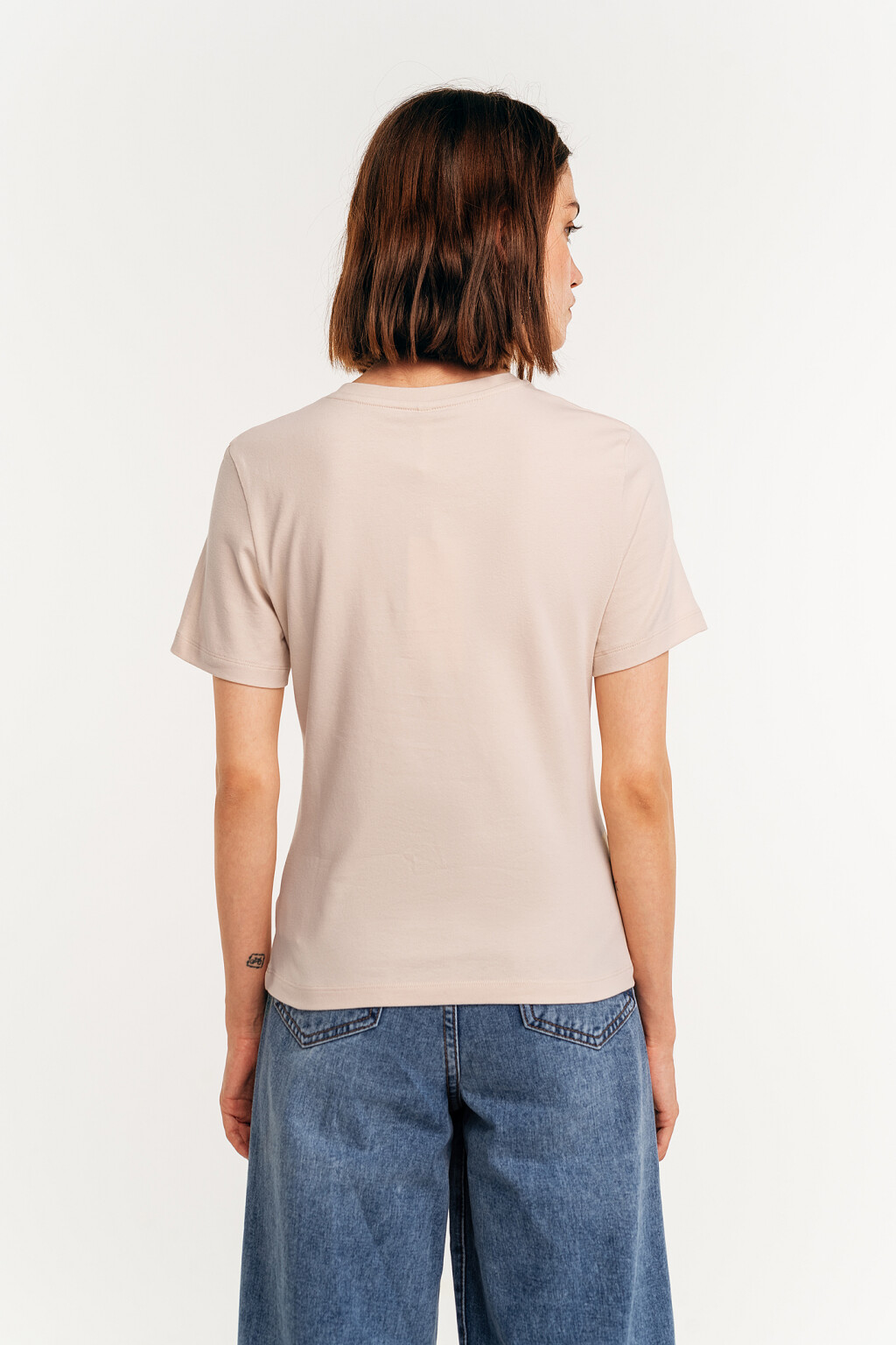 футболка женская - цвет бежевый - 5