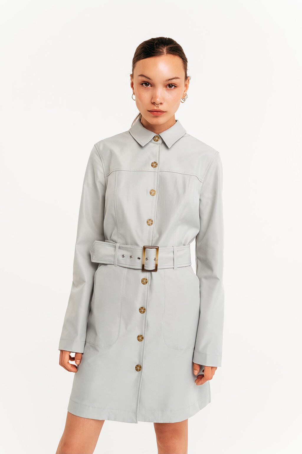 платье женское - цвет голубой - 2