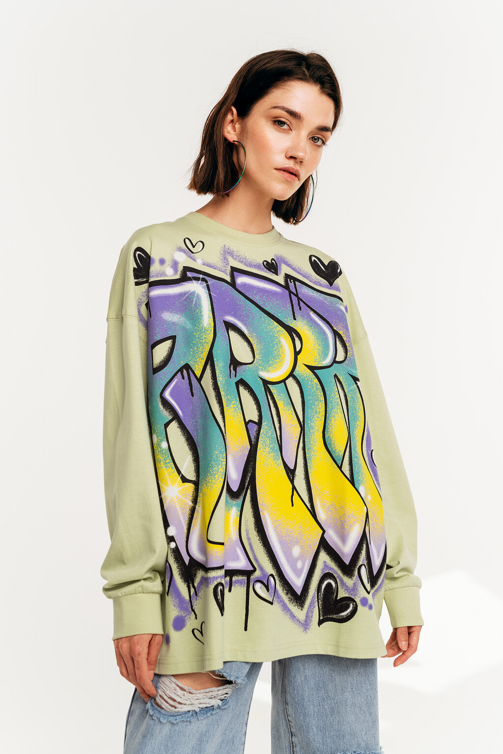 джемпер женский - цвет зеленый - 2