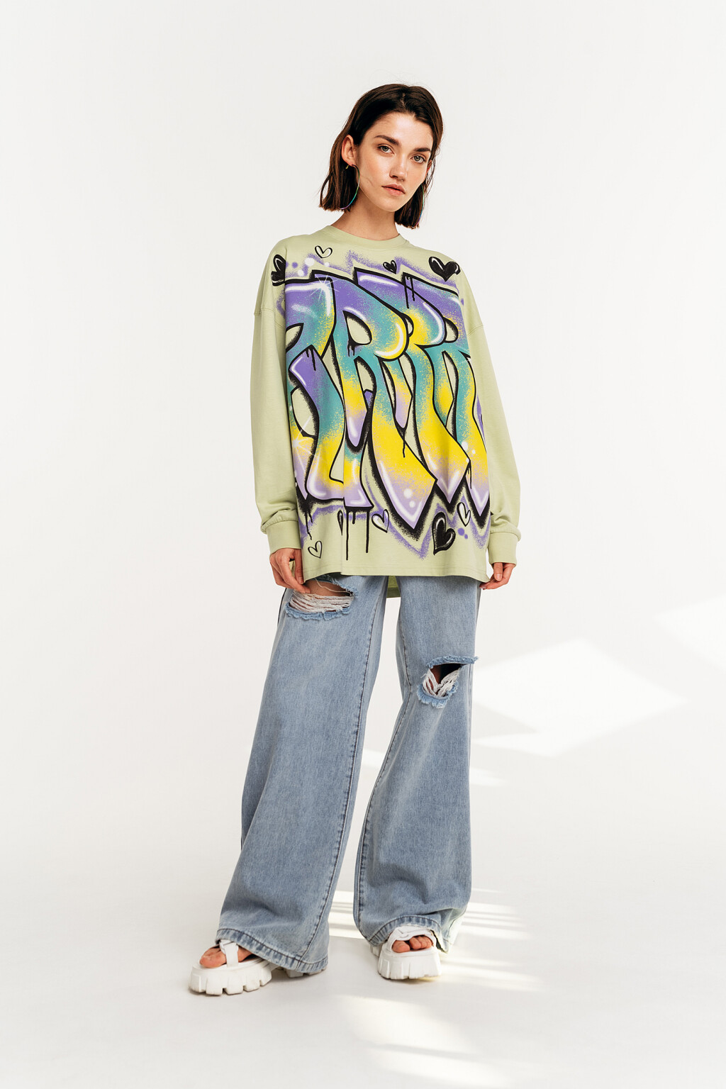 джемпер женский - цвет зеленый - 3