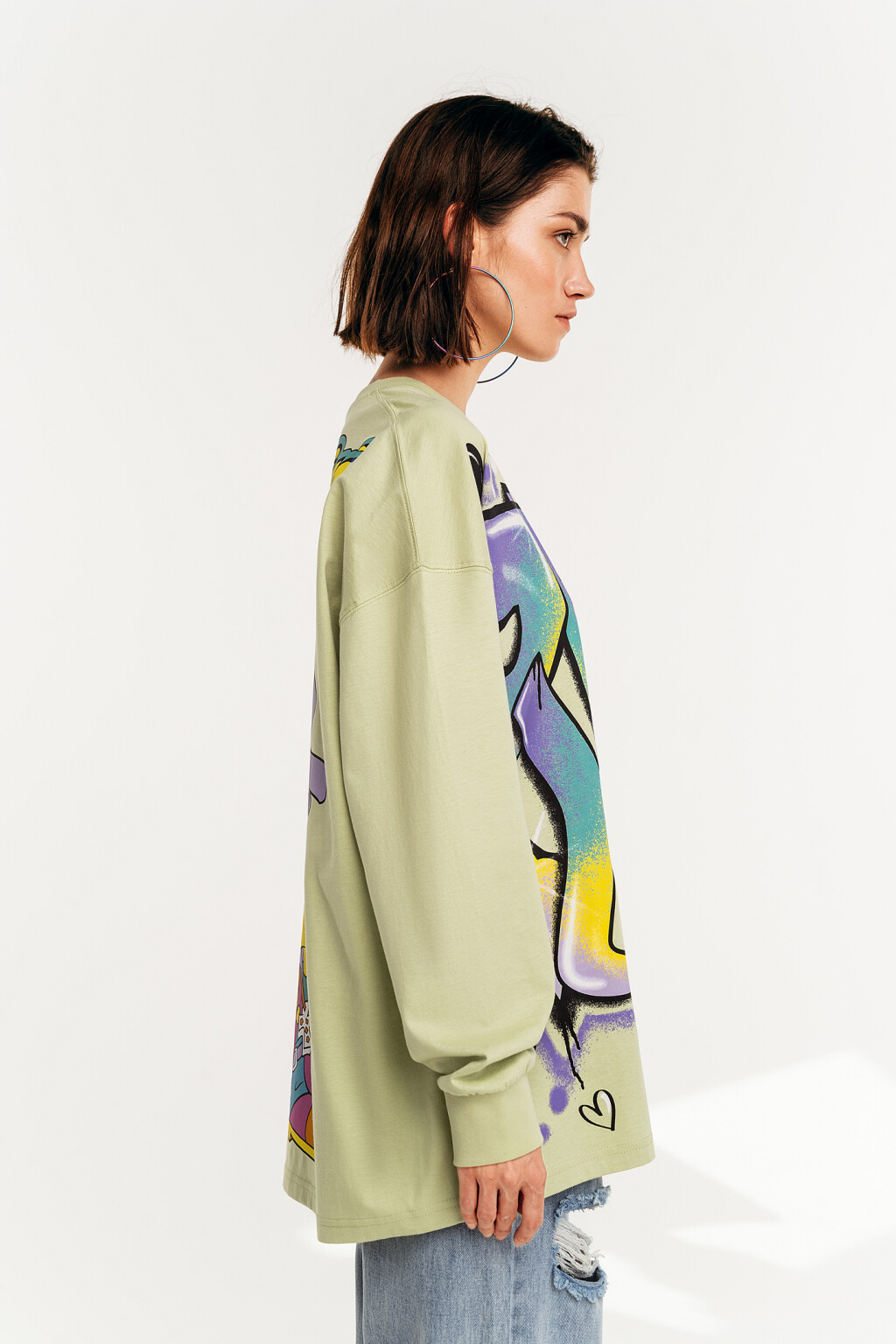 джемпер женский - цвет зеленый - 4