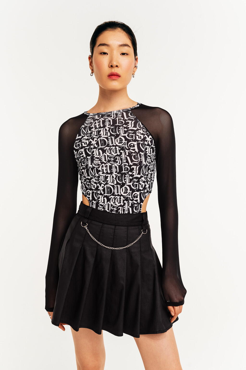 блузка (боди) женская - цвет белый - 2