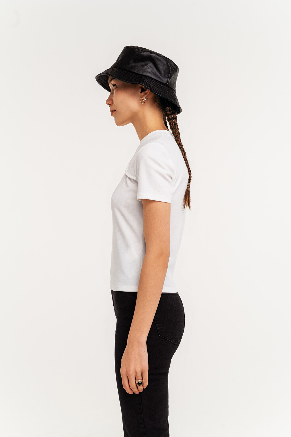 блузка женская - цвет белый - 3