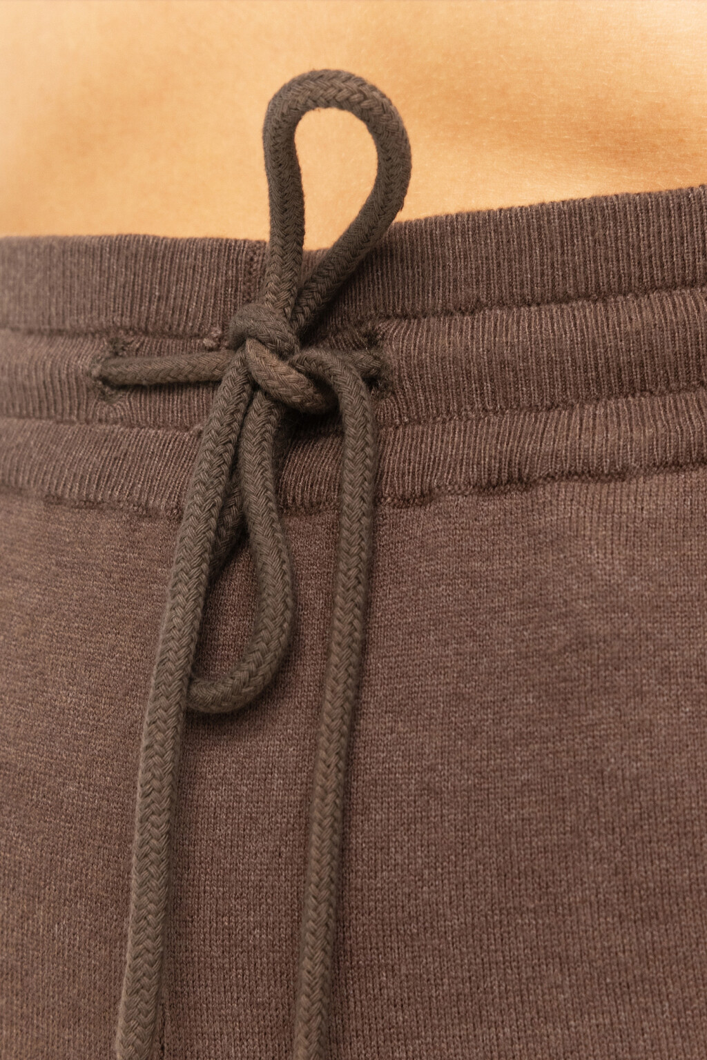 Брюки-джоггеры трикотажные - цвет бежевый - 5