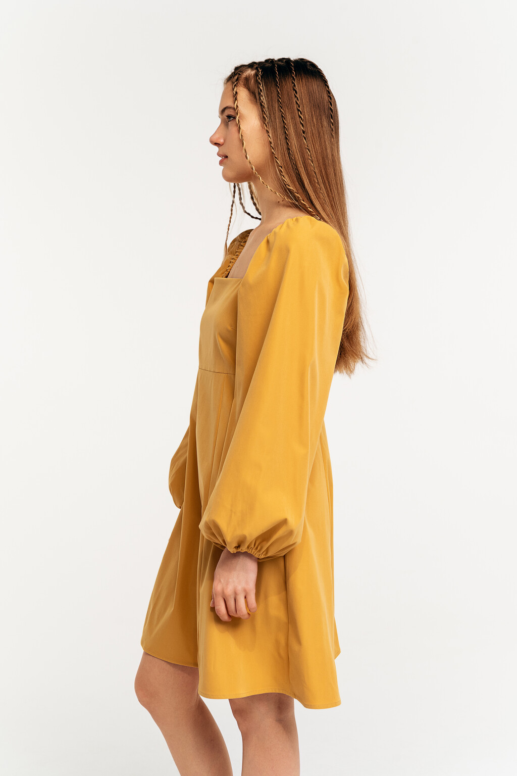 платье женское - цвет коричневый - 3