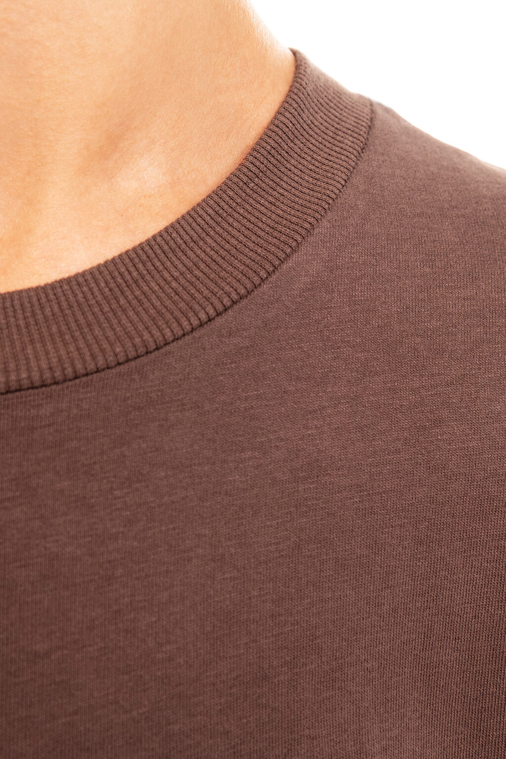 Платье-футболка хлопковое - цвет бежевый - 7