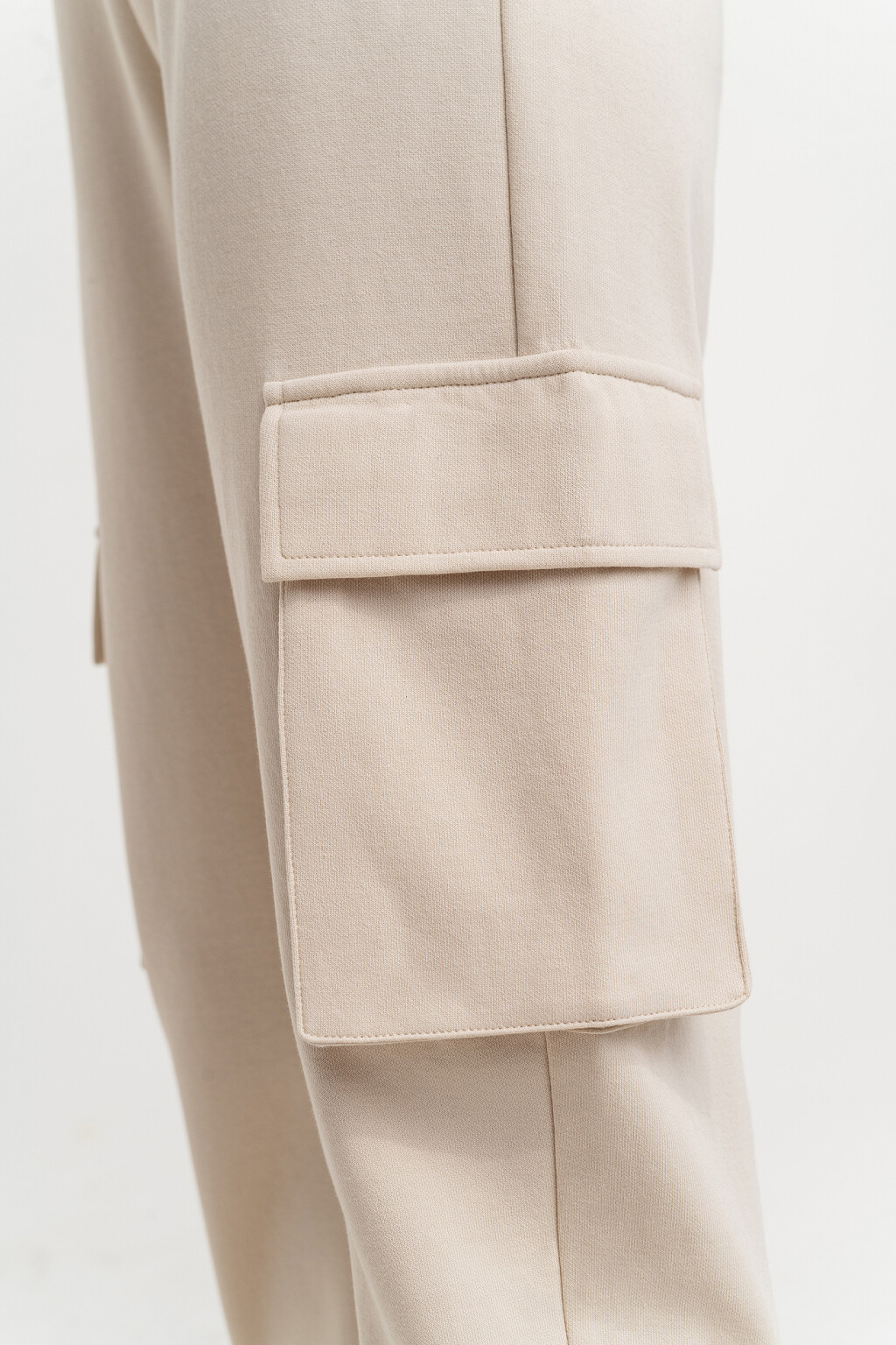 брюки карго хлопковые - цвет бежевый - 5
