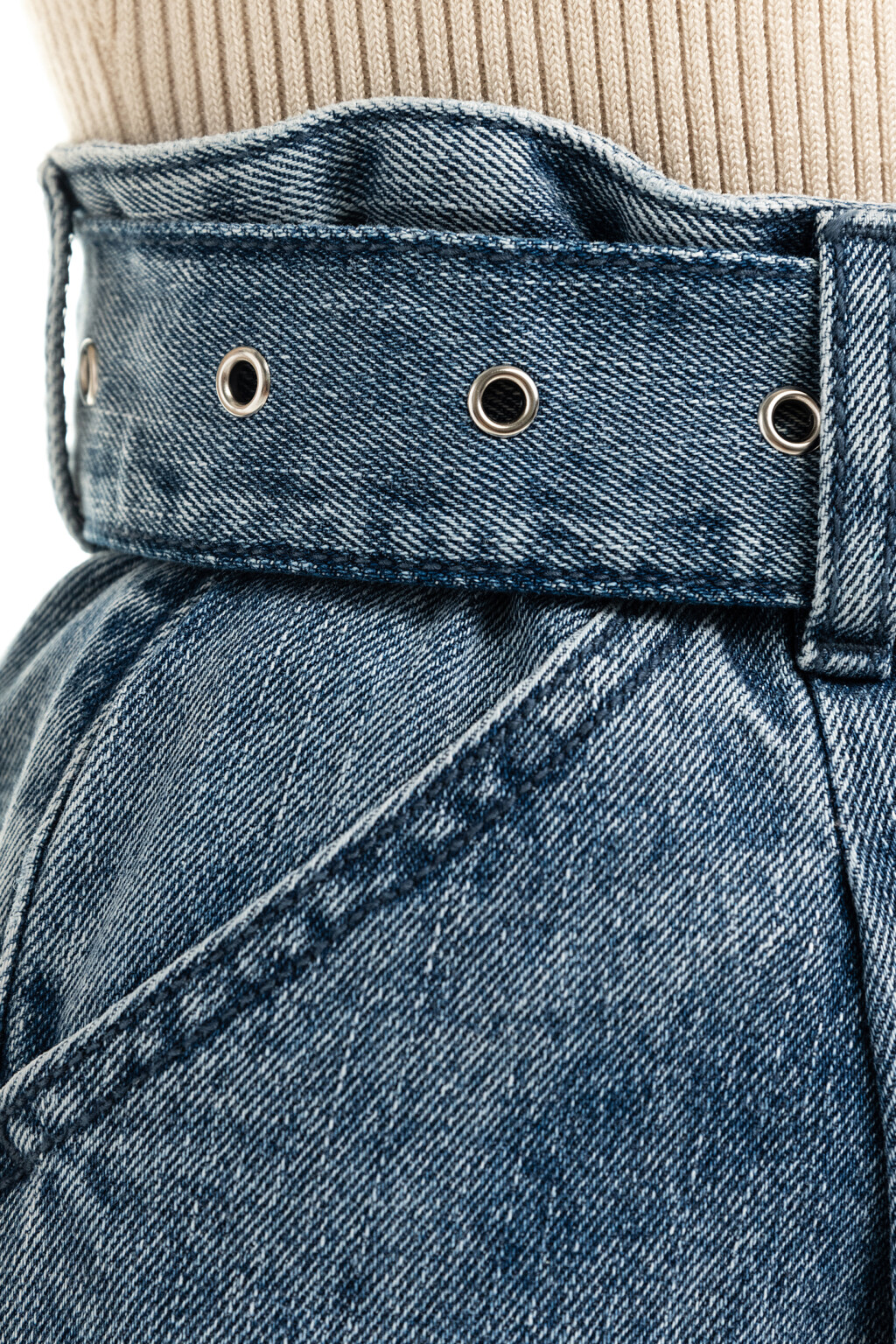 брюки джинсовые женские - цвет голубой - 8