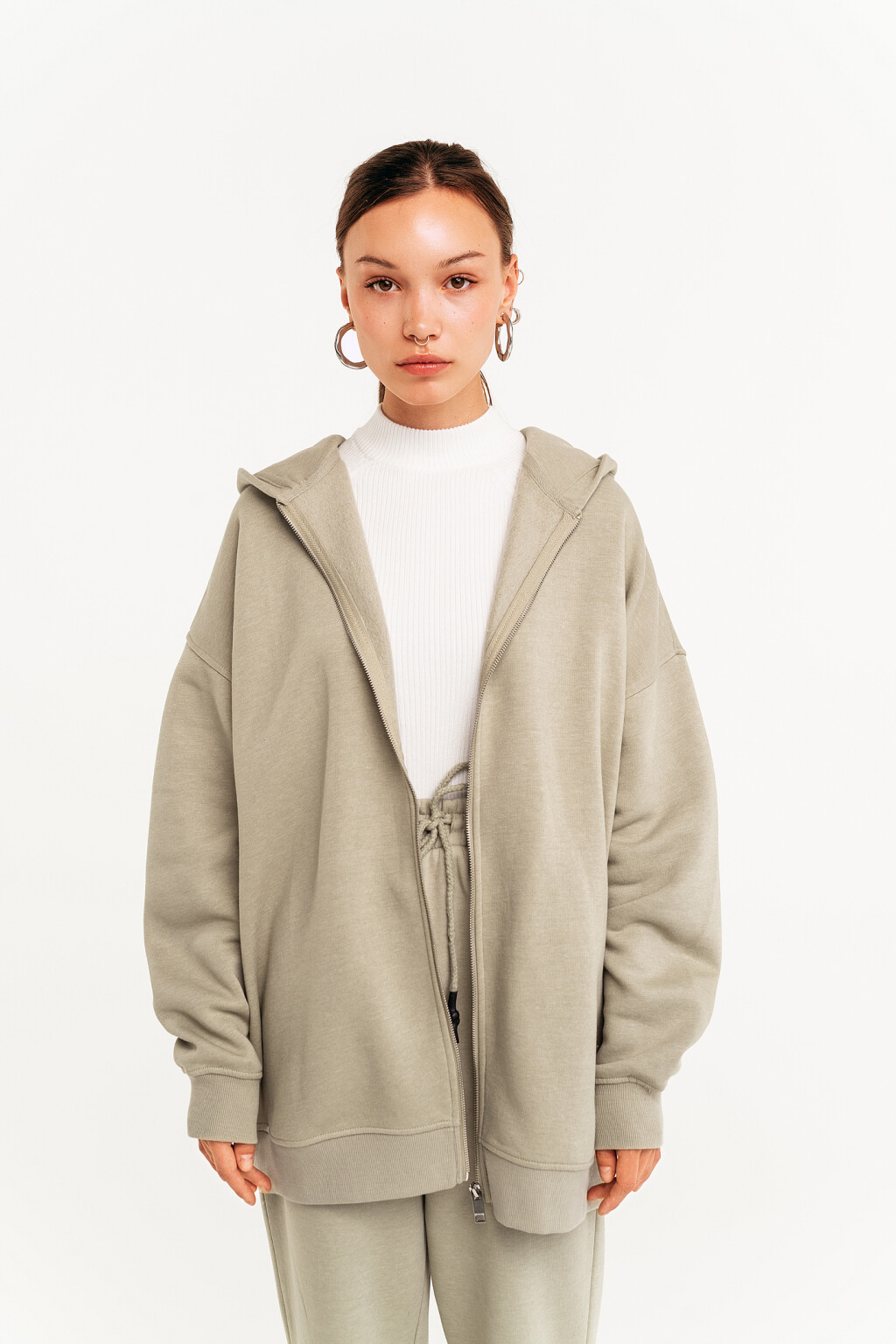 куртка женская - цвет зеленый - 2