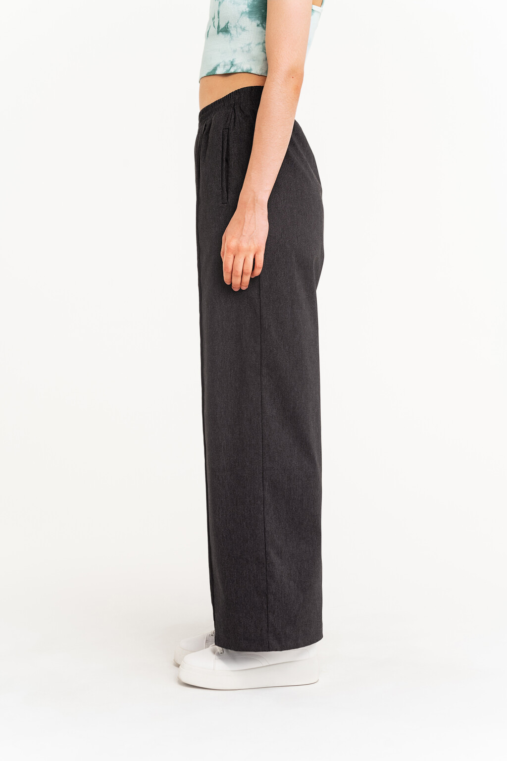 брюки женские - цвет серый - 2