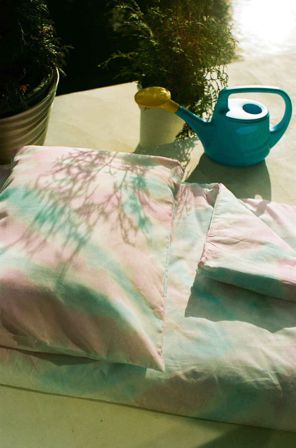 Комплект из наволочки и пододеяльника - цвет розовый - 4