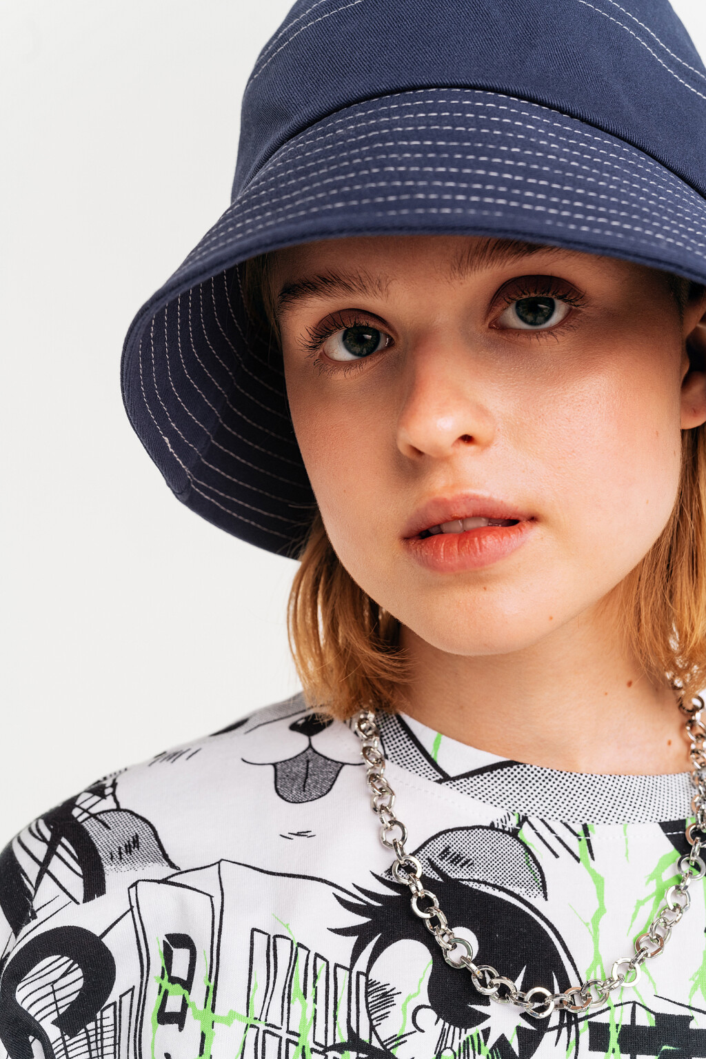 панама женская - цвет синий - 1