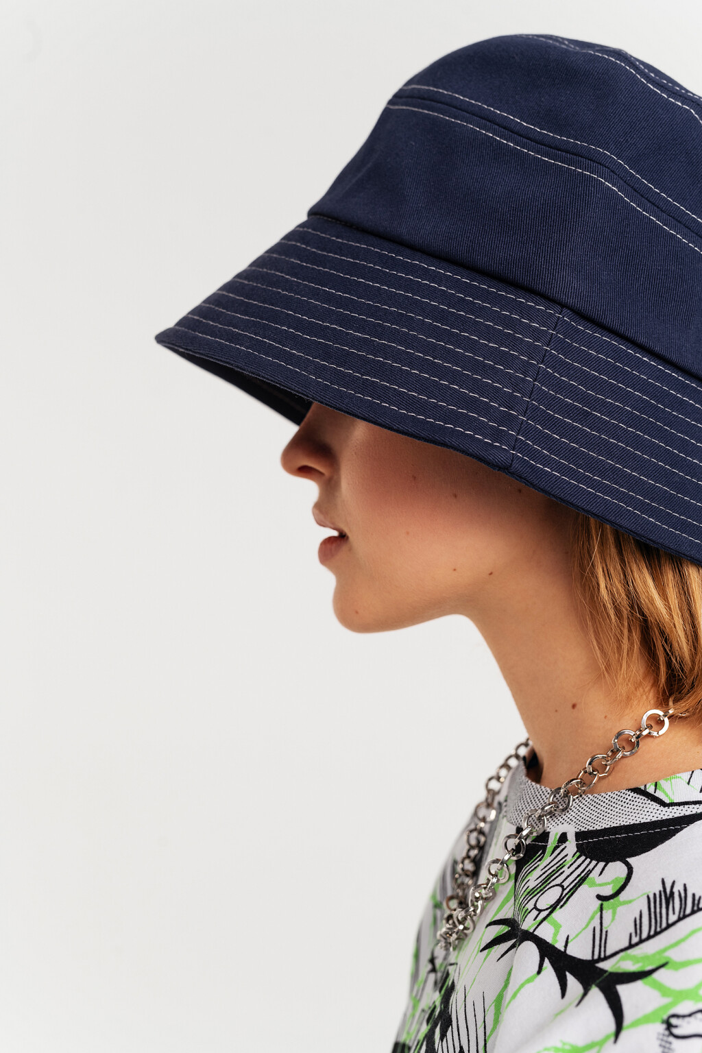 панама женская - цвет синий - 2