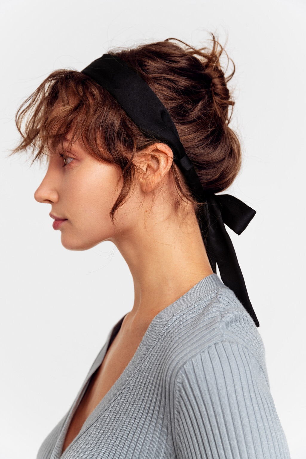 ободок для волос женский - цвет черный - 1