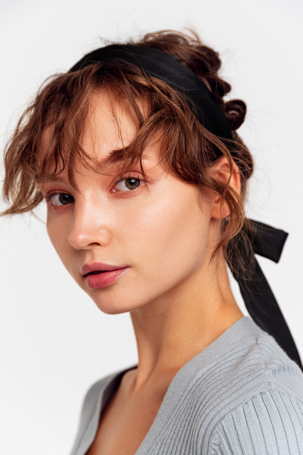 ободок для волос женский - цвет черный - 2