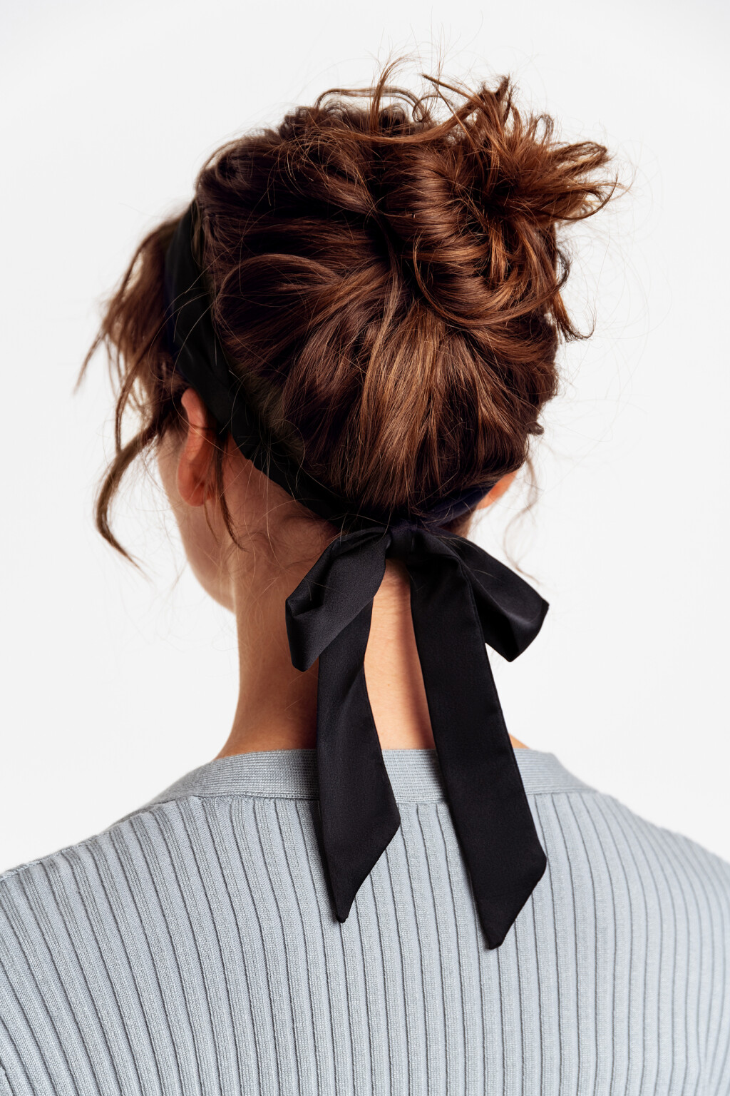 ободок для волос женский - цвет черный - 3