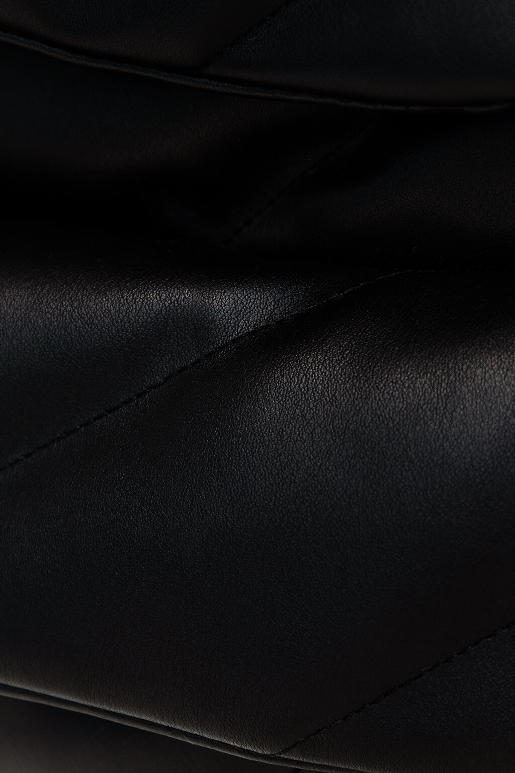 Рюкзак стеганый из искусственной кожи - цвет черный - 3