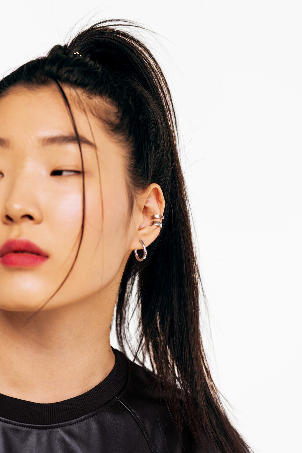 серьги женские - цвет серый - 3