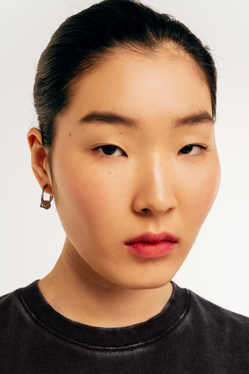 серьги женские - цвет серый - 3