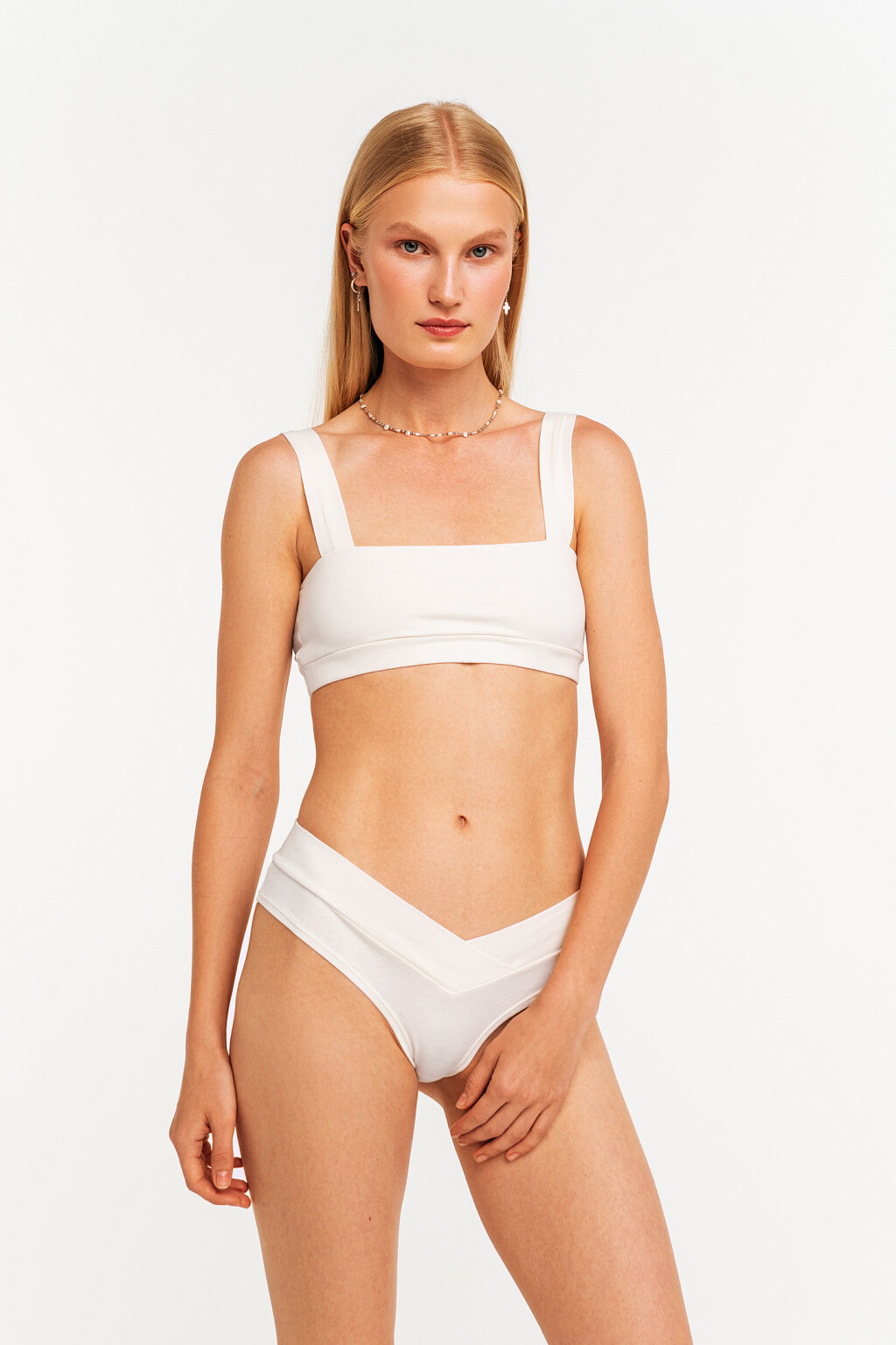 бюстгальтер женский - цвет белый - 1