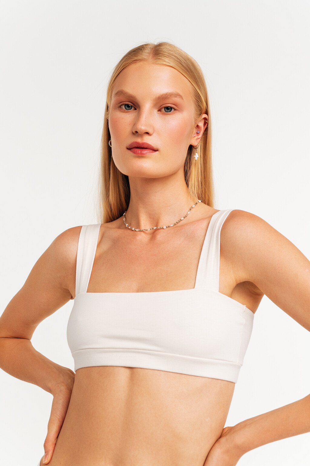 бюстгальтер женский - цвет белый - 2