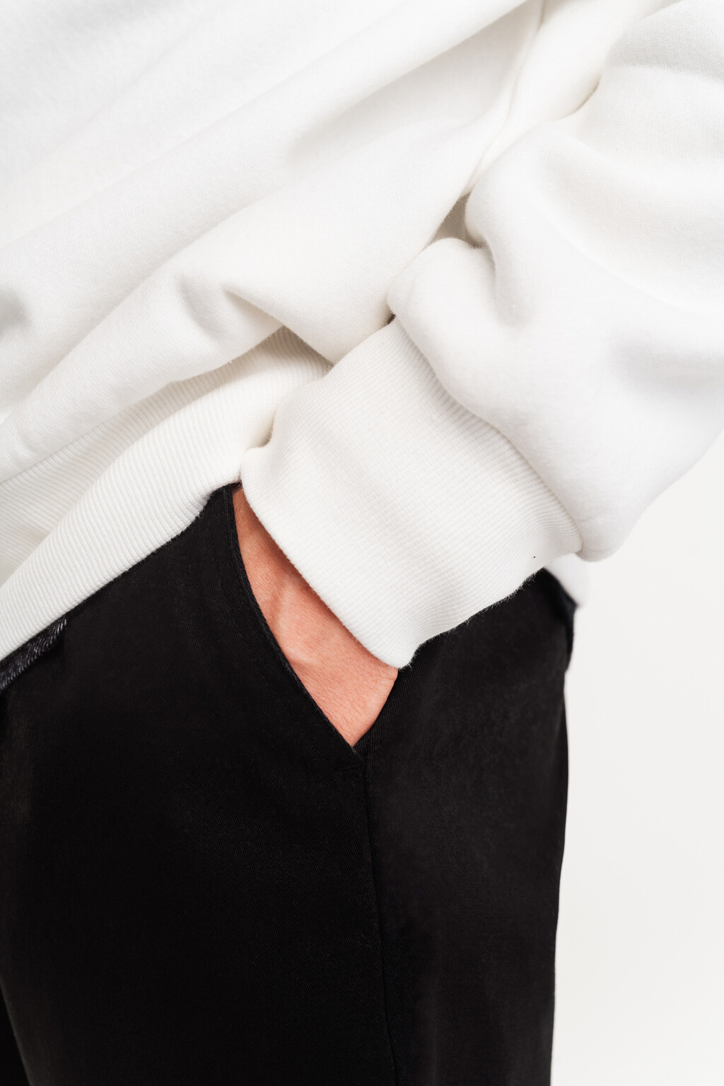 джемпер мужской - цвет белый - 5