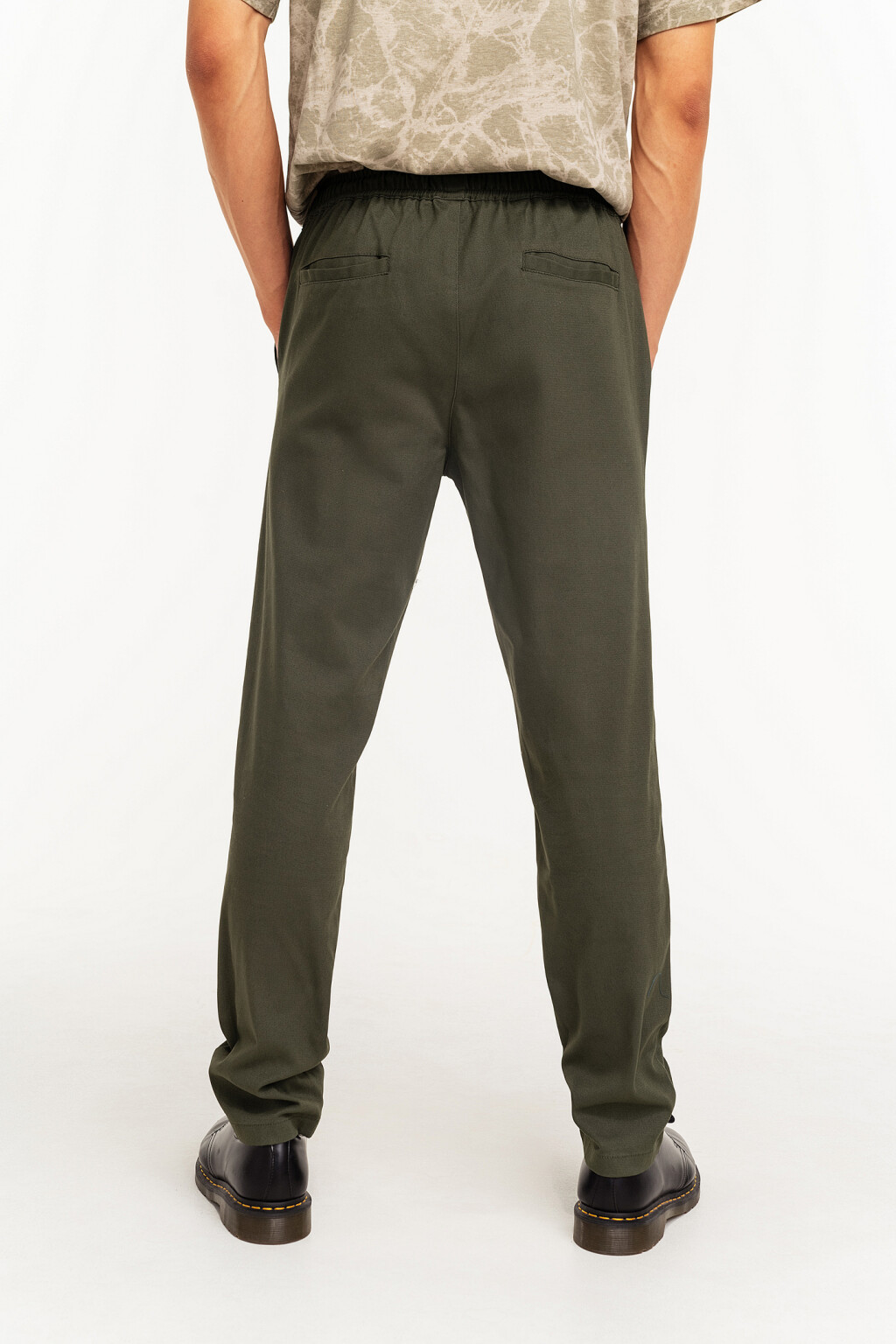 брюки мужские - цвет зеленый - 4