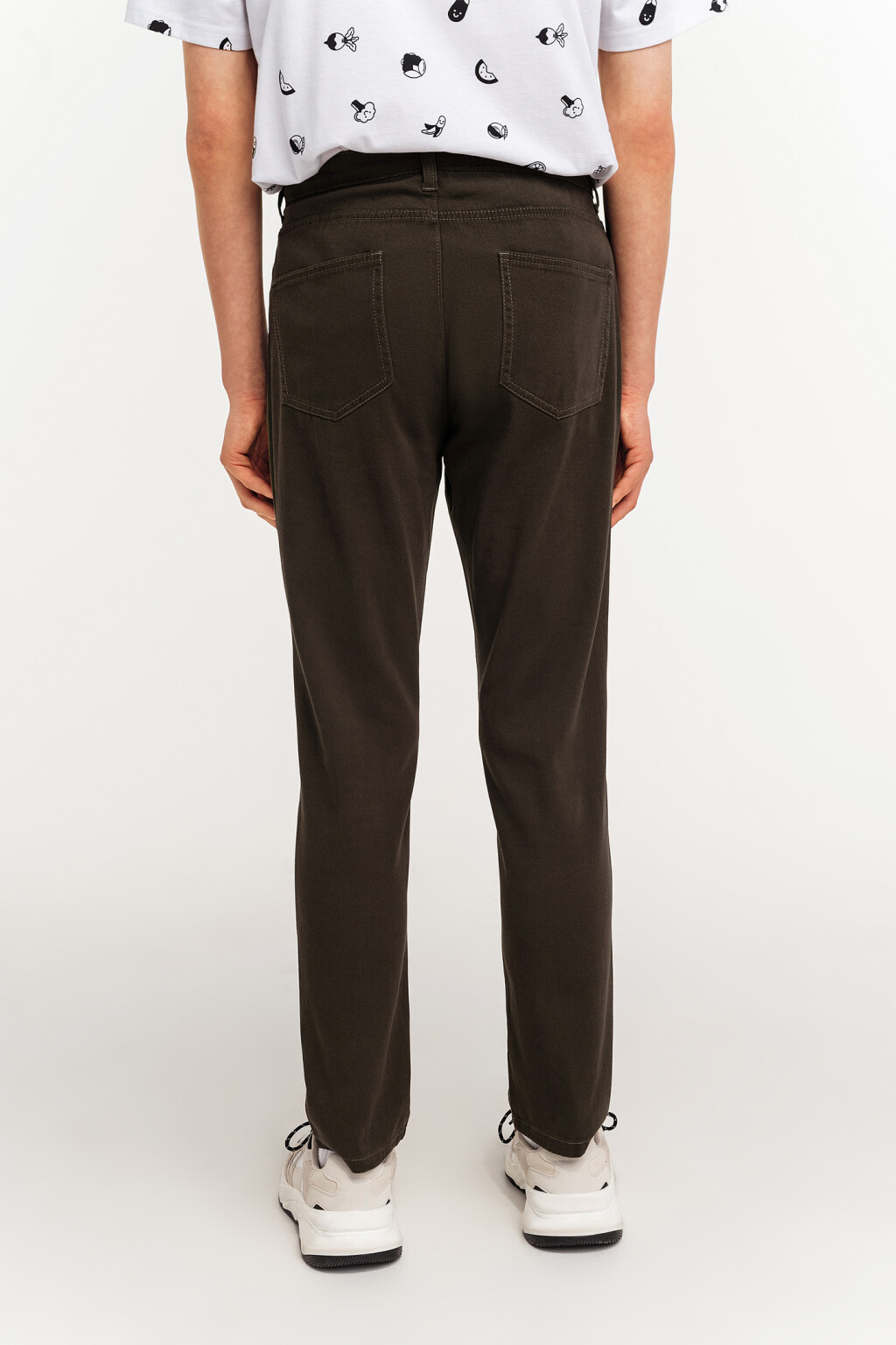 брюки мужские - цвет зеленый - 4