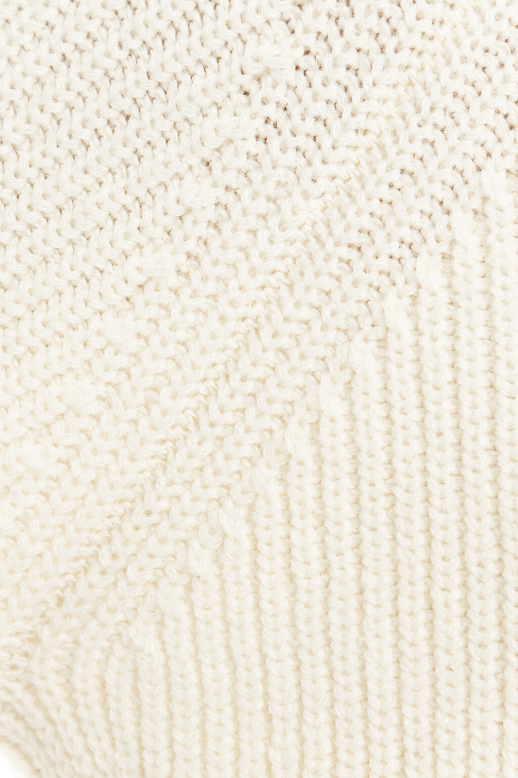 Свитер oversize в рубчик - цвет белый - 7