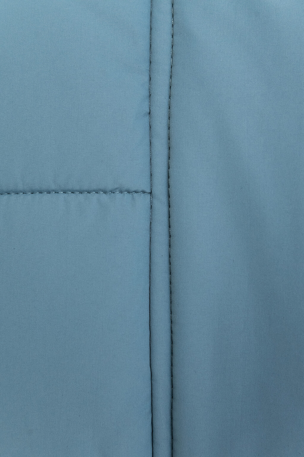 Пальто утепленное с капюшоном - цвет голубой - 4