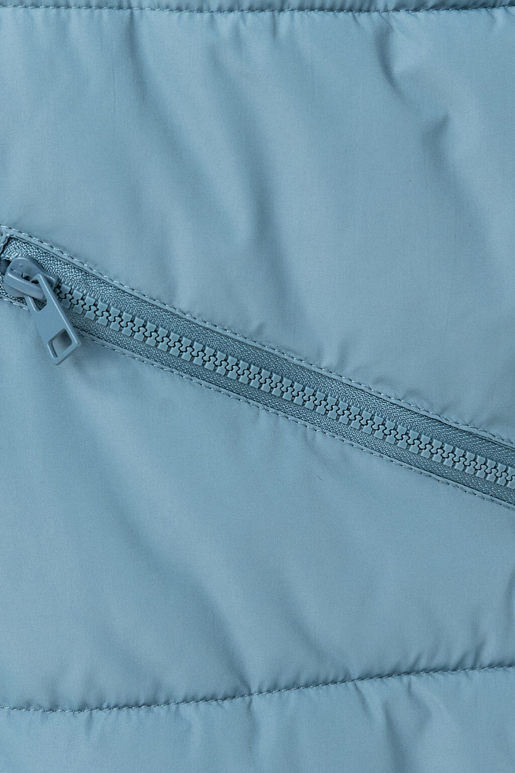 Пальто утепленное с капюшоном - цвет голубой - 5