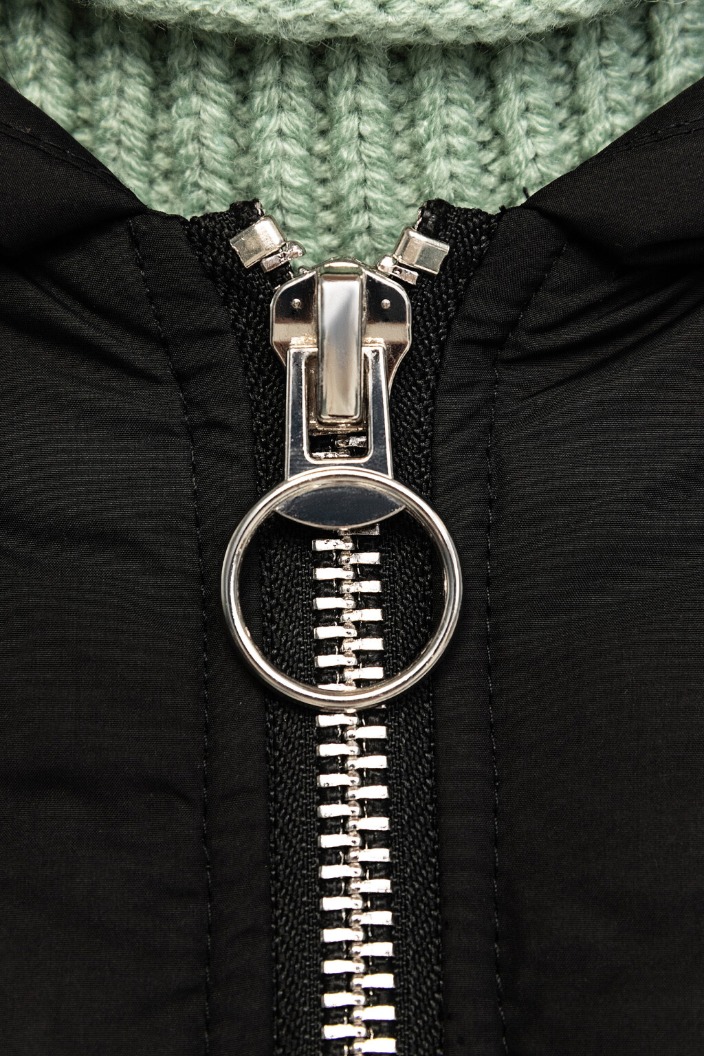 Пальто стеганое утепленное - цвет черный - 7