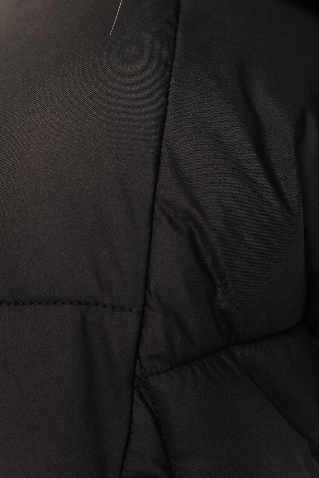 Пальто стеганое утепленное - цвет черный - 8