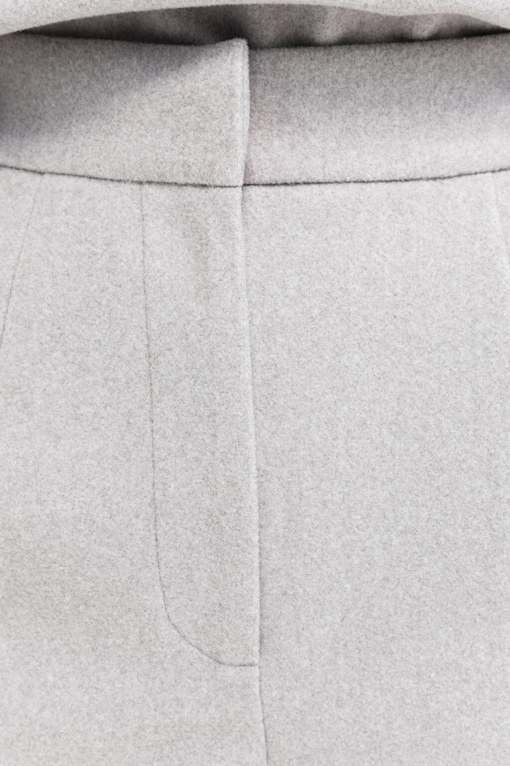 Брюки-бананы из фетра - цвет серый - 4