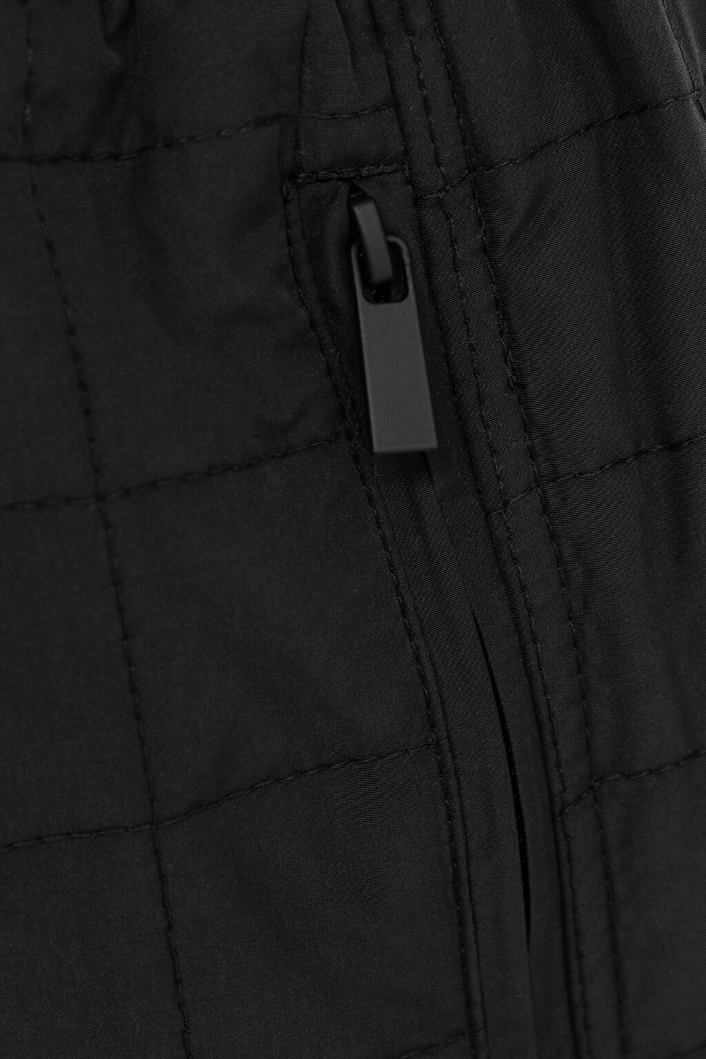 Брюки утепленные стеганые - цвет черный - 6