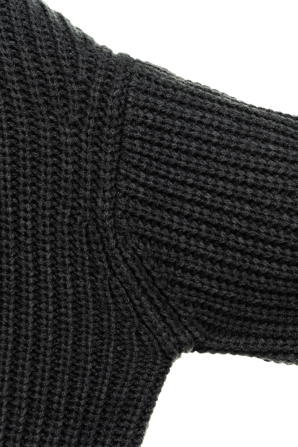 Свитер oversize с объемными рукавами - цвет серый - 8