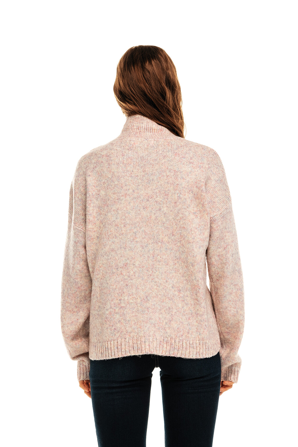 Свитер вязаный с принтом - цвет мультиколор - 2