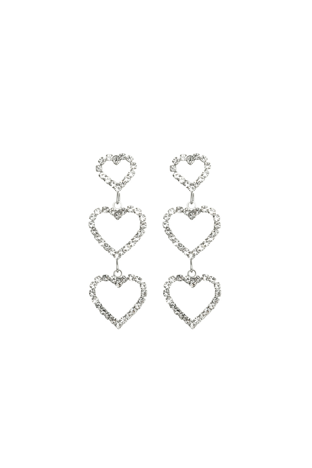 серьги женские - цвет серый - 1