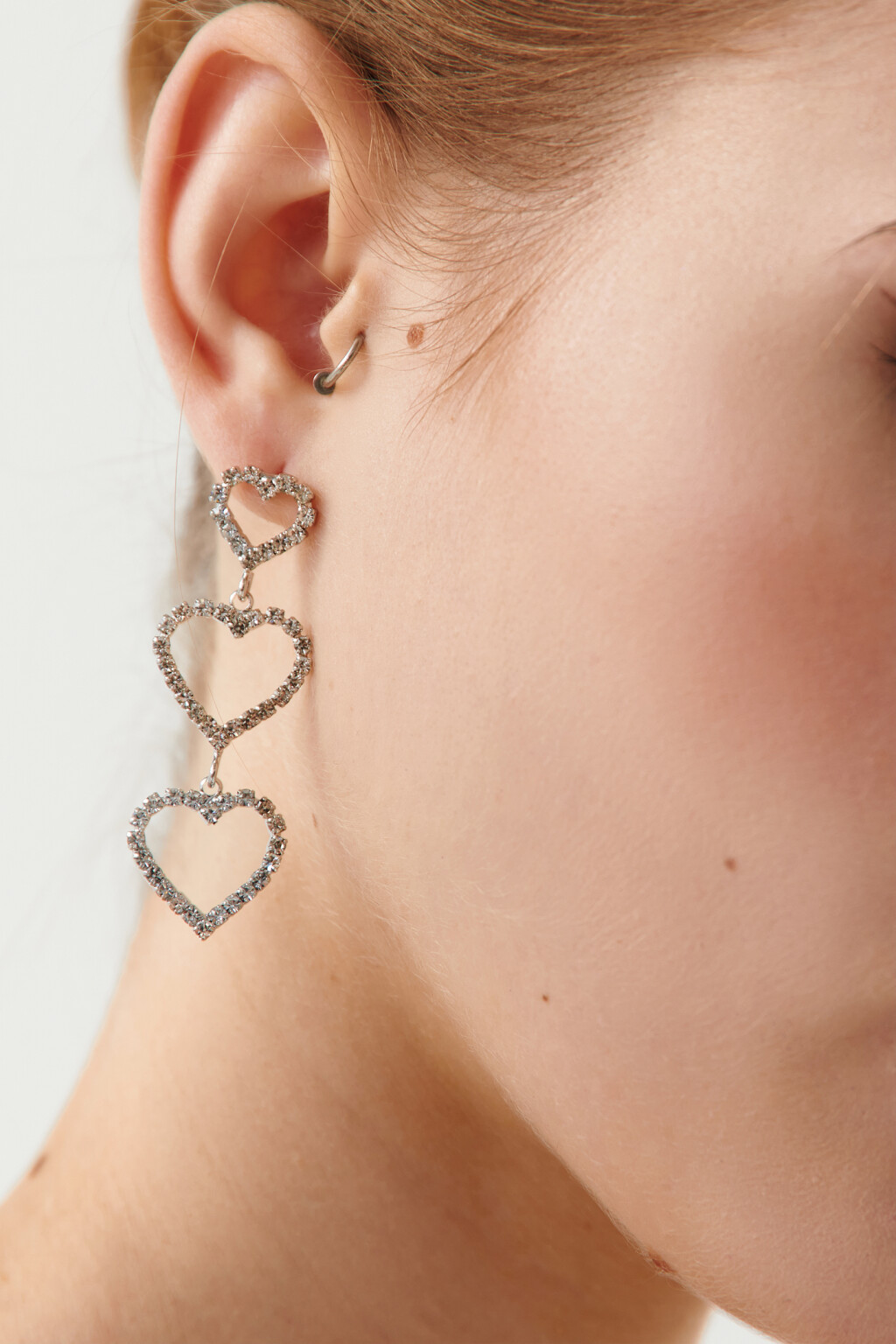 серьги женские - цвет серый - 3