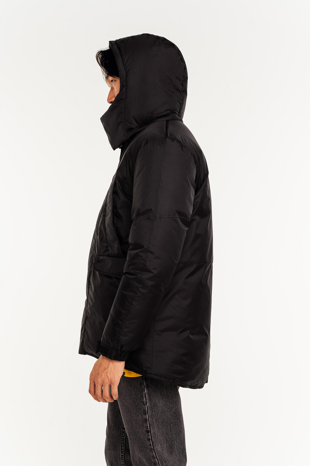 Куртка утепленная с капюшоном - цвет зеленый - 2