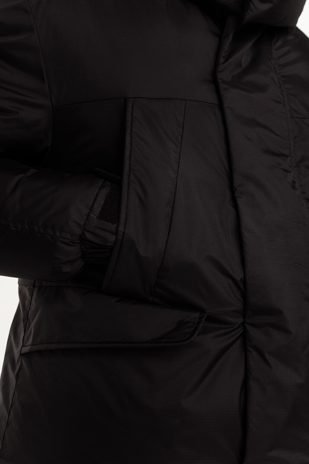 Куртка утепленная с капюшоном - цвет зеленый - 4