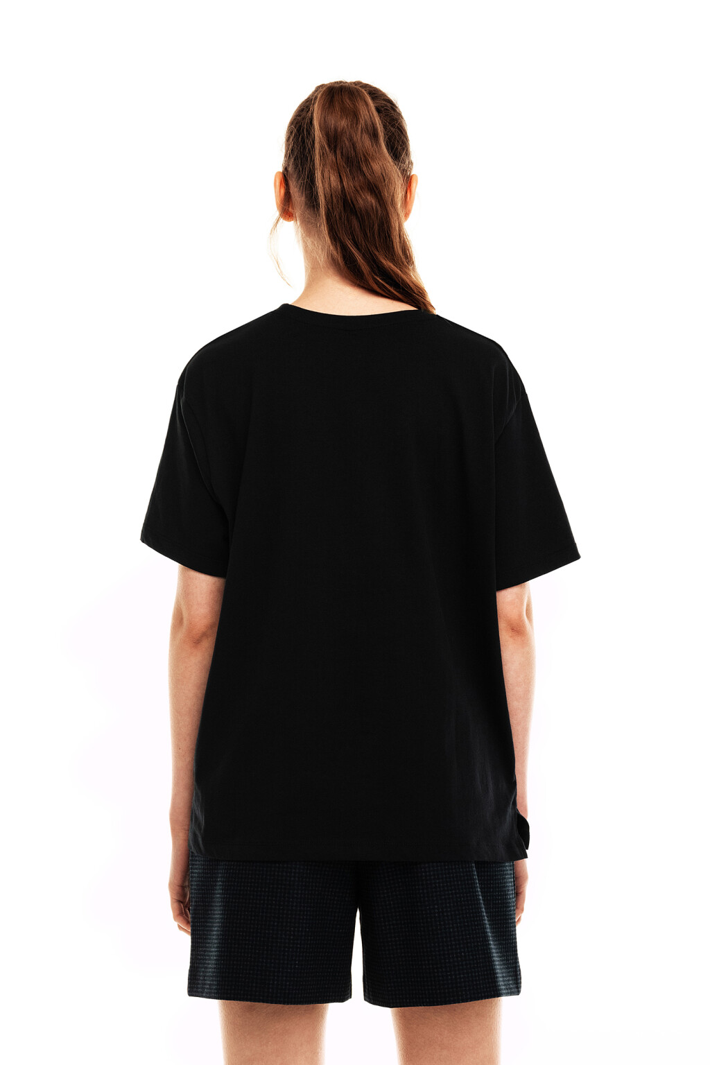 Футболка хлопковая oversize с хоррор-принтом - цвет черный - 5