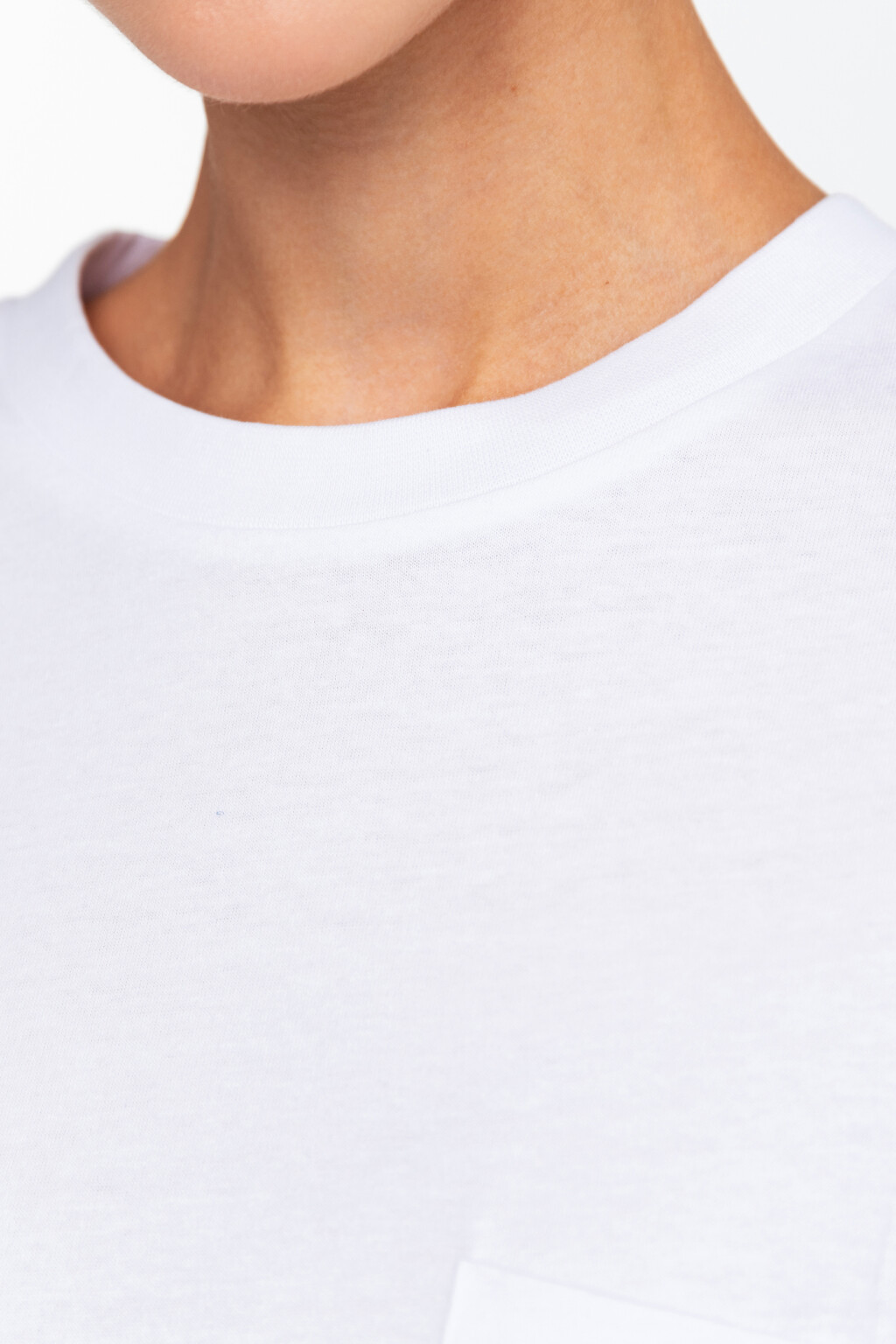 Футболка хлопковая oversize - цвет белый - 6